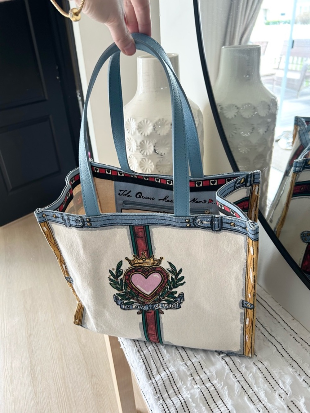 Brighton In Love We Trust Canvas Tote Bag 2019 Tom Clancy Art